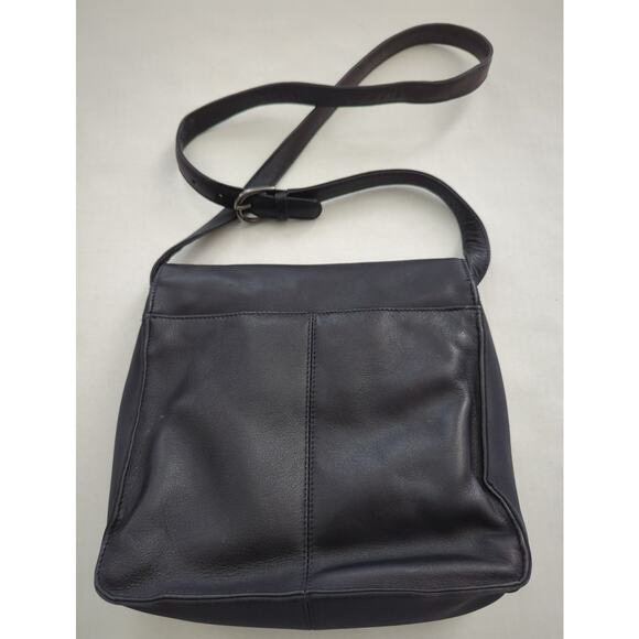Easentials by Etienne Aigner Black Leather/ Textile Shoulder Crossbody & Wallet - Picture 10 of 10
